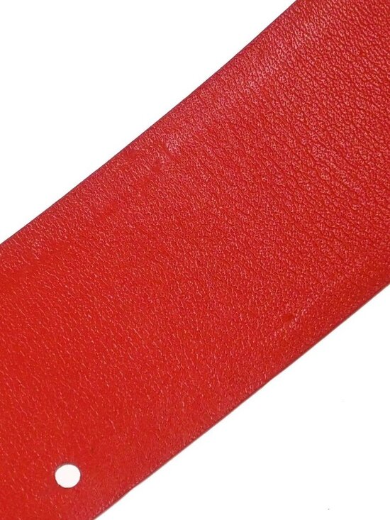 Chanel Belt Red Patent Leather Rhinestone main image 9